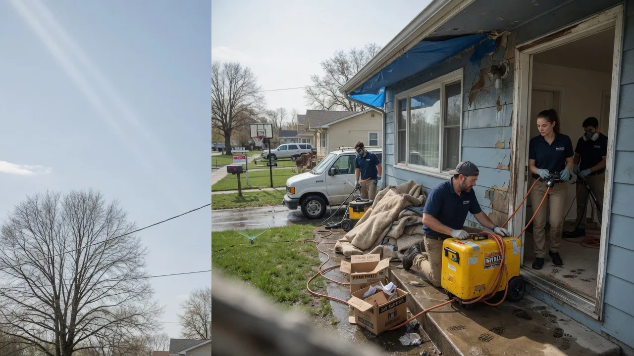 Basement Flood Cleanup in Andover, SD near me